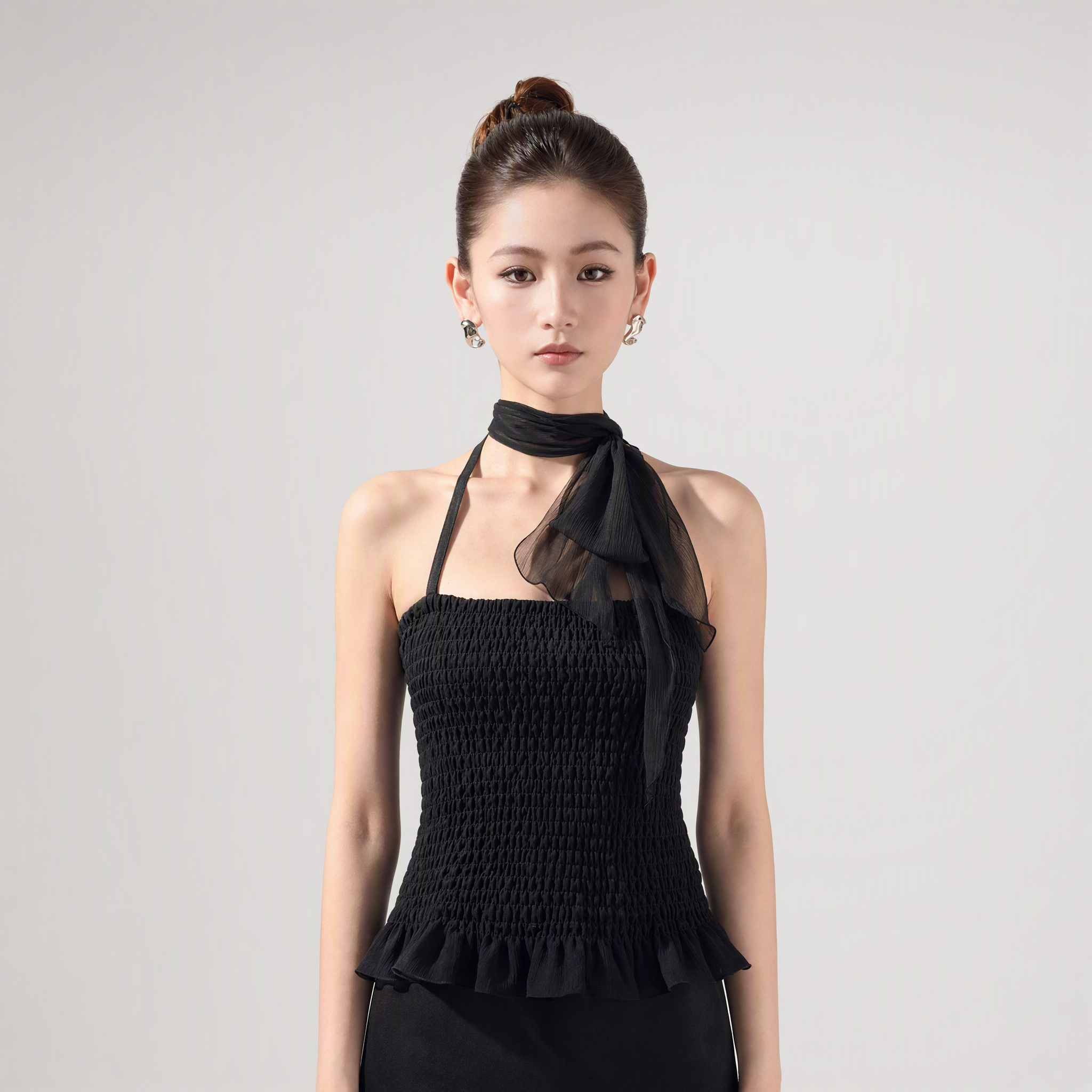 Halter Neck Bow Top