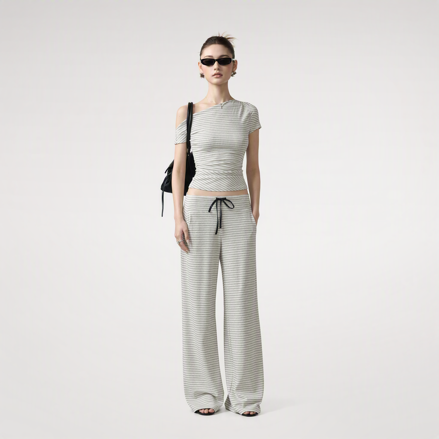 Striped Low-Rise Set