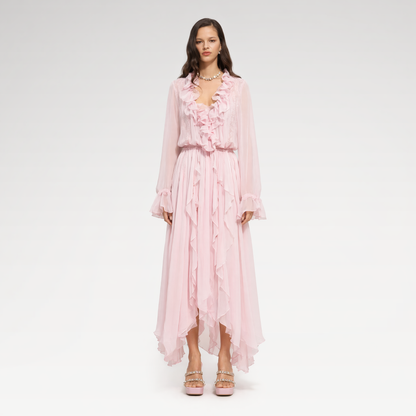 Lace Ruffle Dress