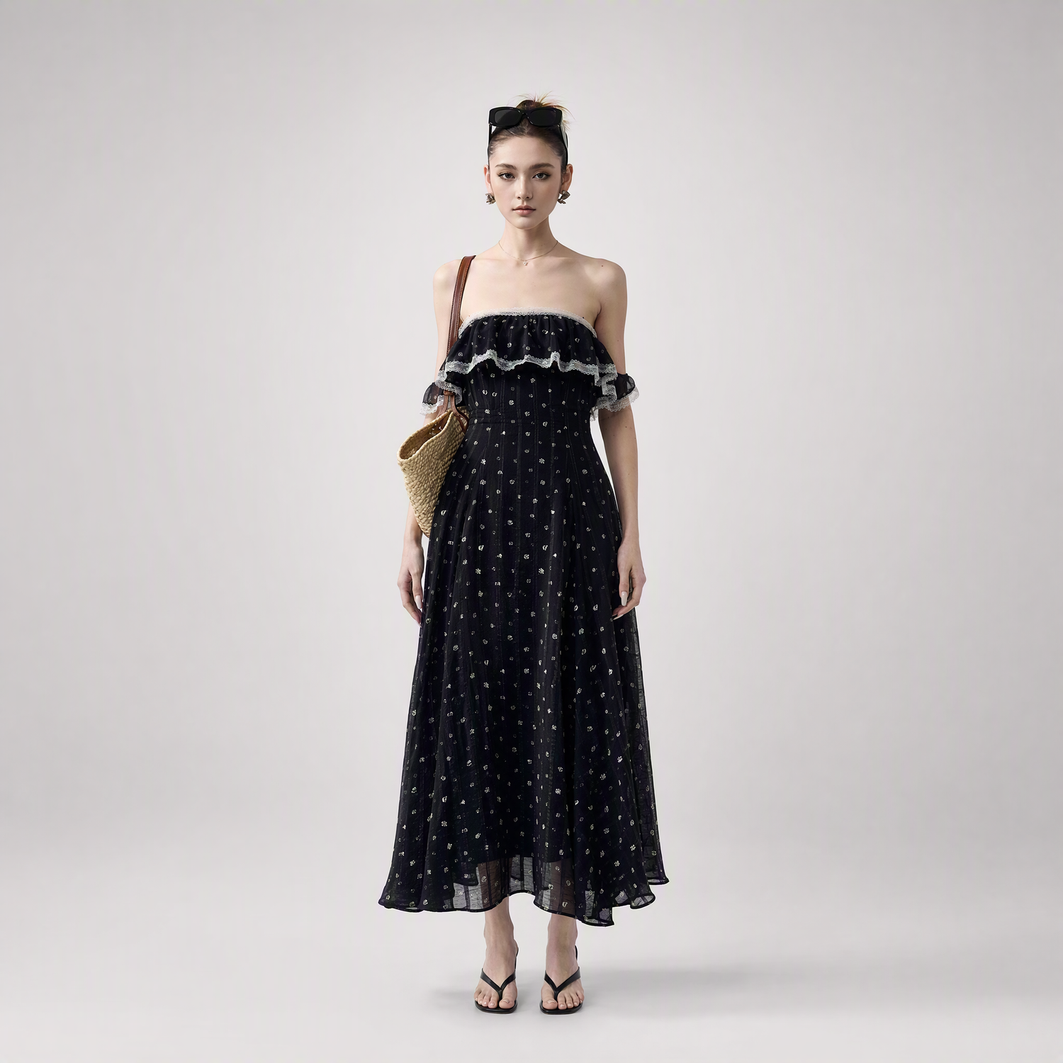 Daisy Lace Maxi Dress