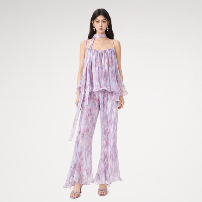Amethyst Sheer Bustier Top