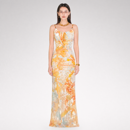 Stretch Burnout Velvet Dress