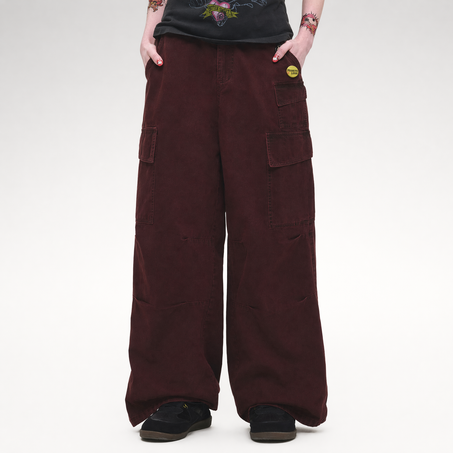 Washed Cargo Pants