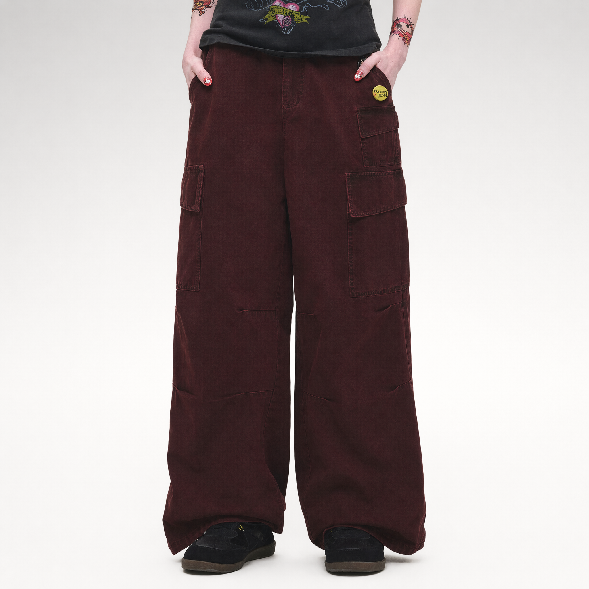 Washed Cargo Pants