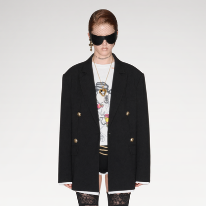 Oversized Faux Layer Blazer