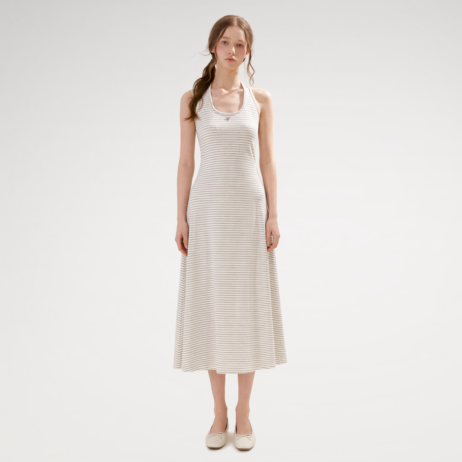 Striped Halter Dress