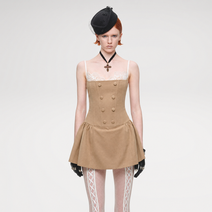 Lace Boned Cami Dress