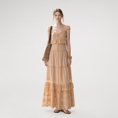 Floral Embroidered Dress