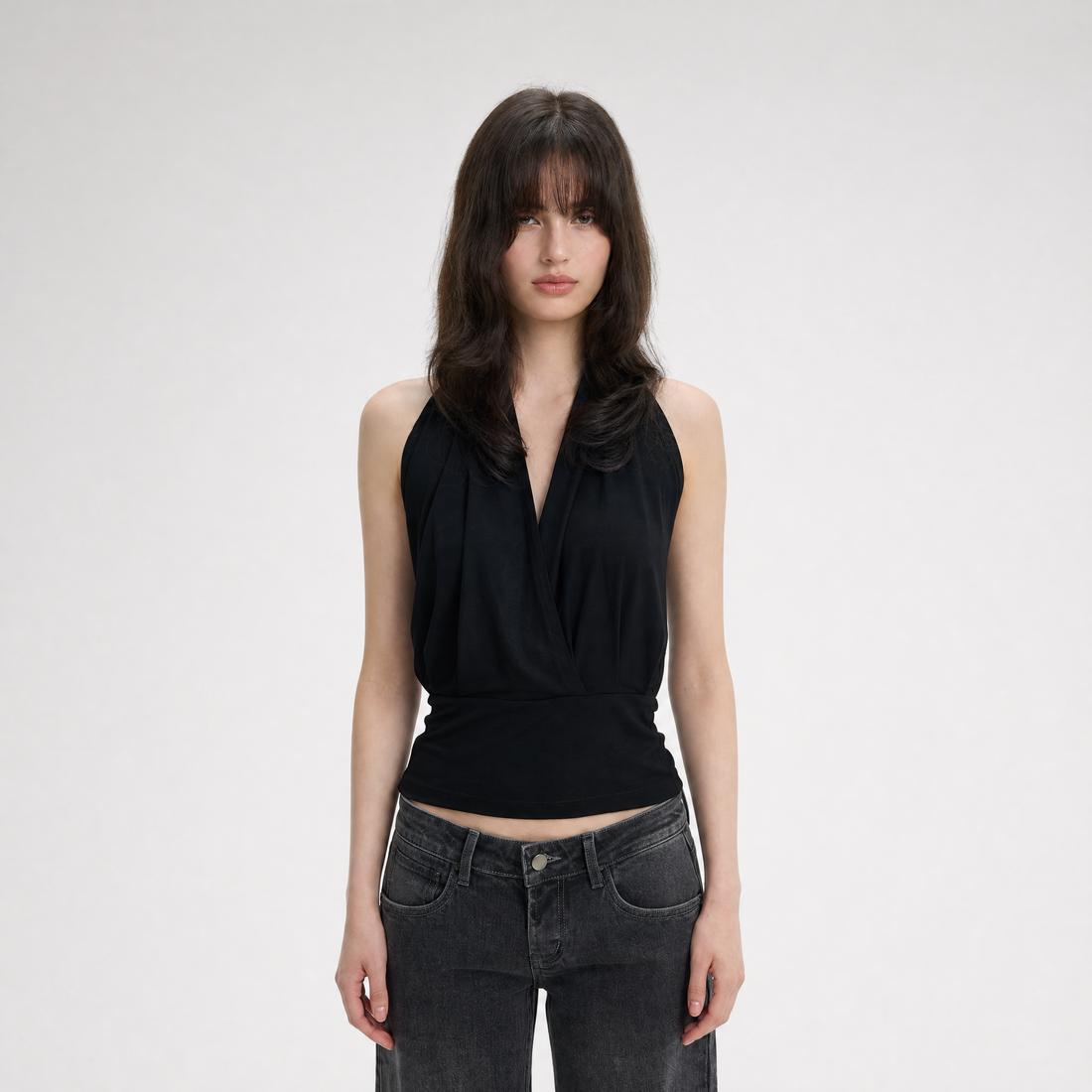 Modal Draped Halter Top