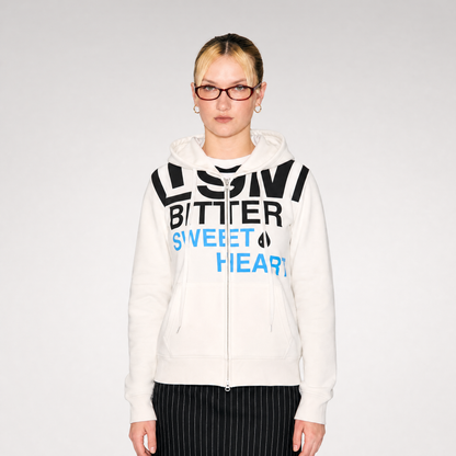 Graphic Logo Fitted Hoodie