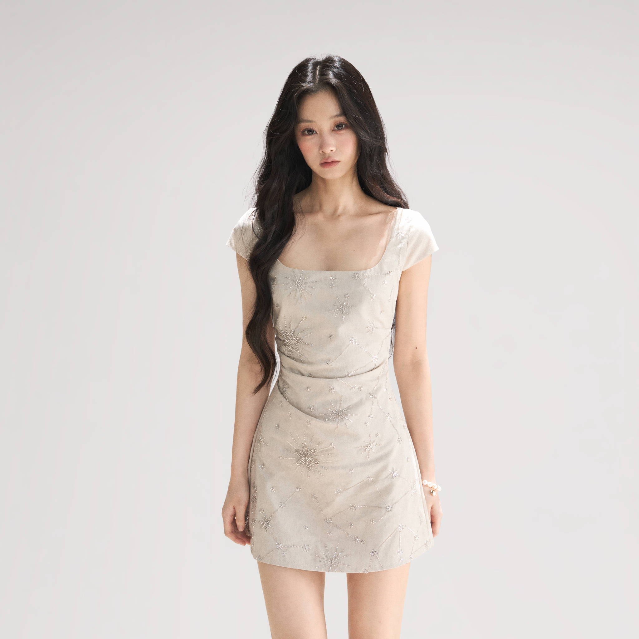 Twill Waist Bead Dress