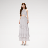 CYNR Ash Grey Halter Set – Midi Dresses