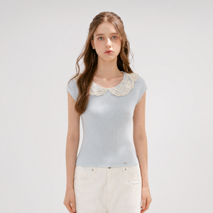 Lace Collar Tee