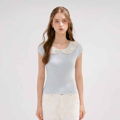 Lace Collar Tee