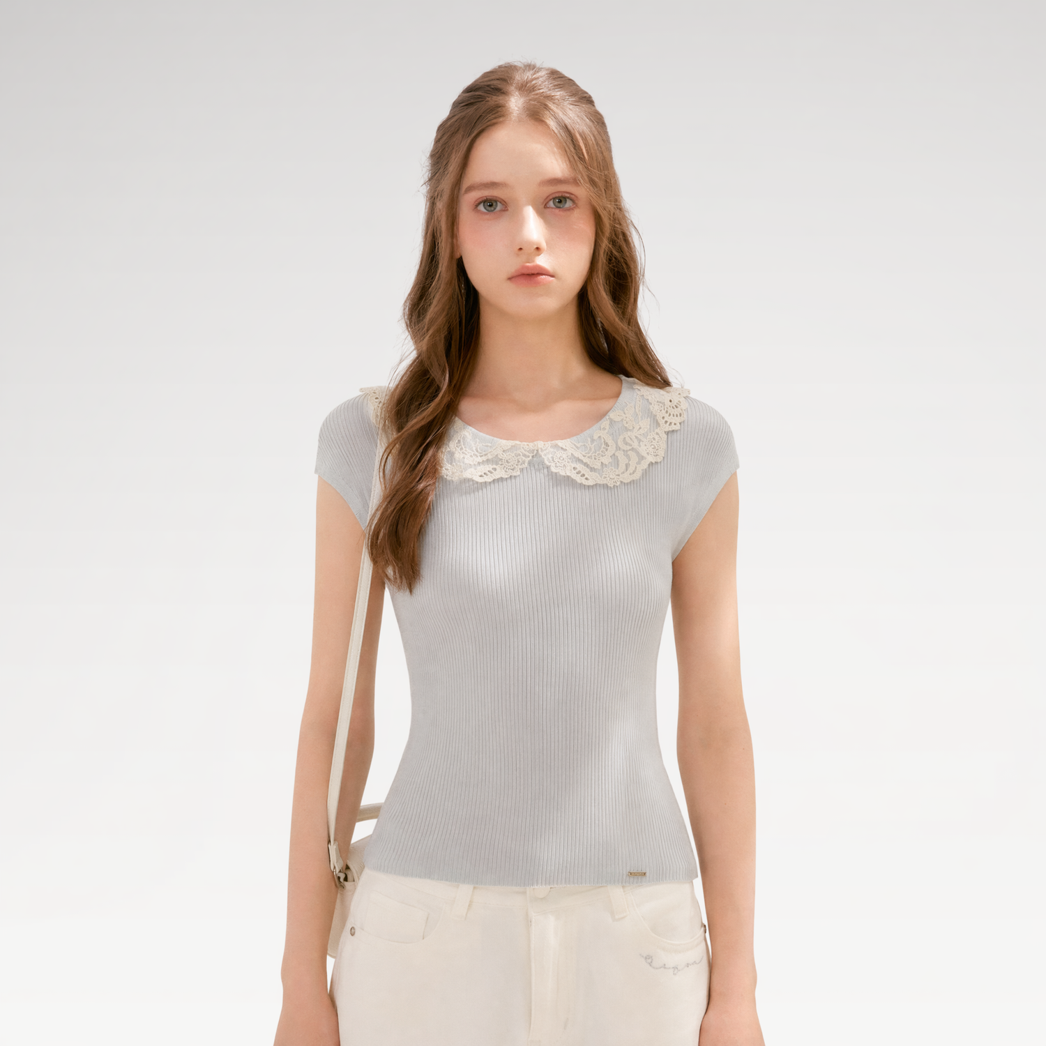Lace Collar Tee