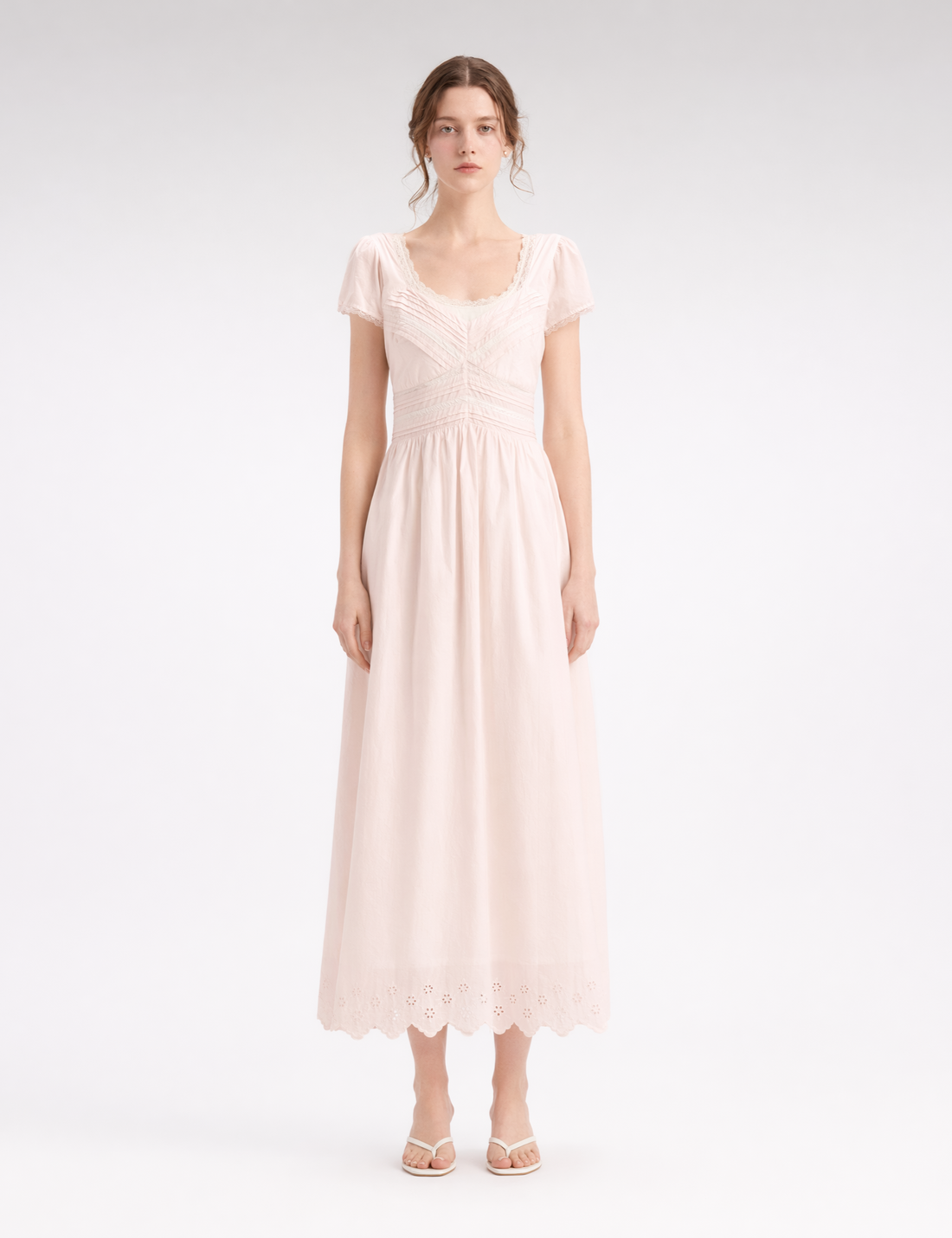 Lace V-Neck Dress