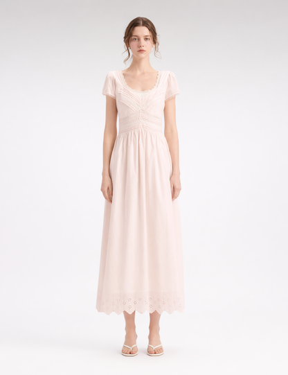 Lace V-Neck Dress