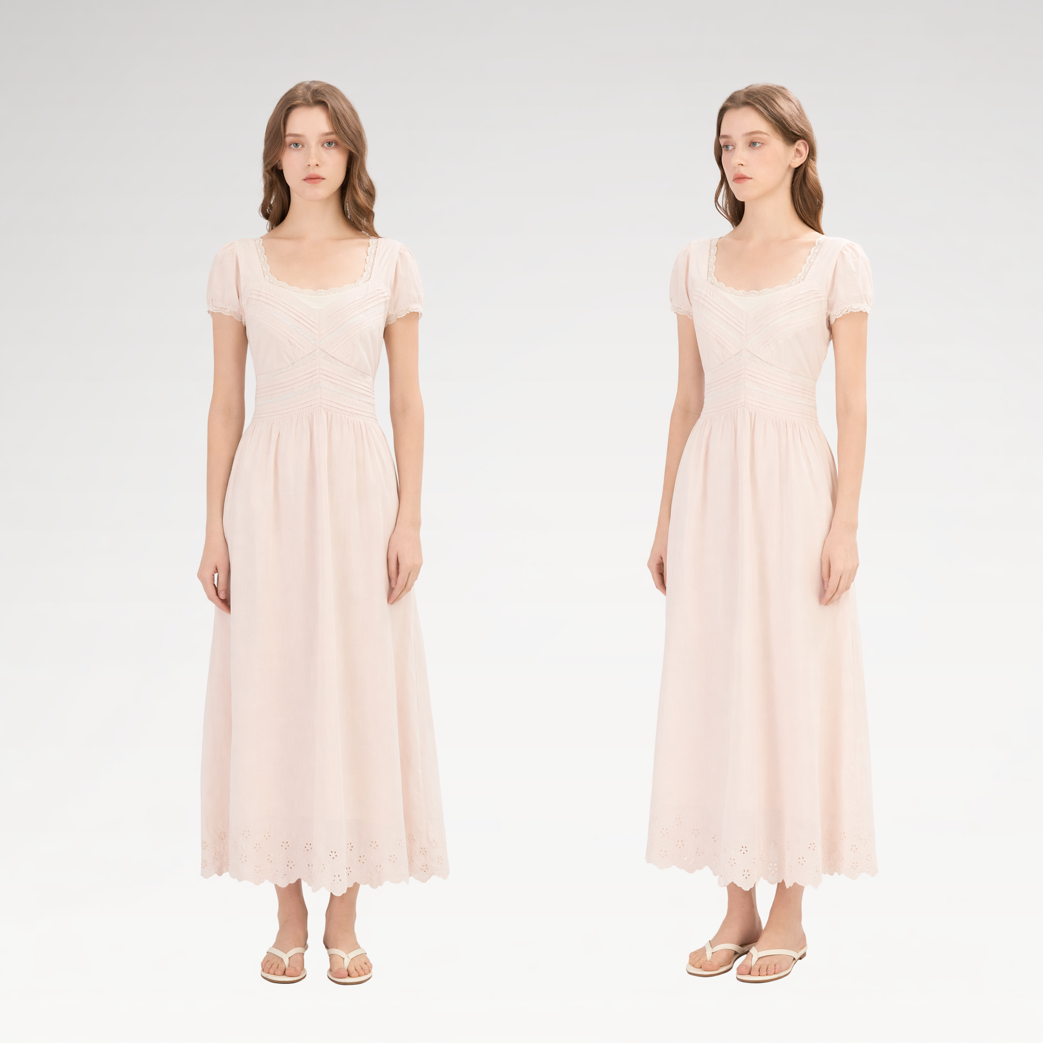 Lace V-Neck Dress