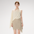 CYNR Sheer Drape Off-Shoulder Dress – Mini Dresses