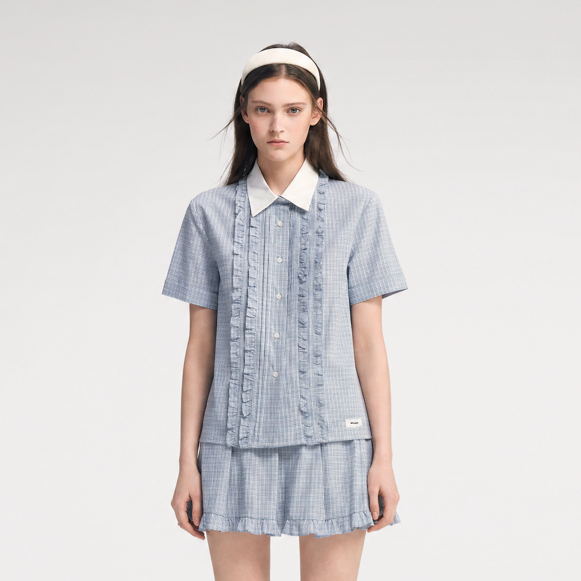 Blue Plaid Set