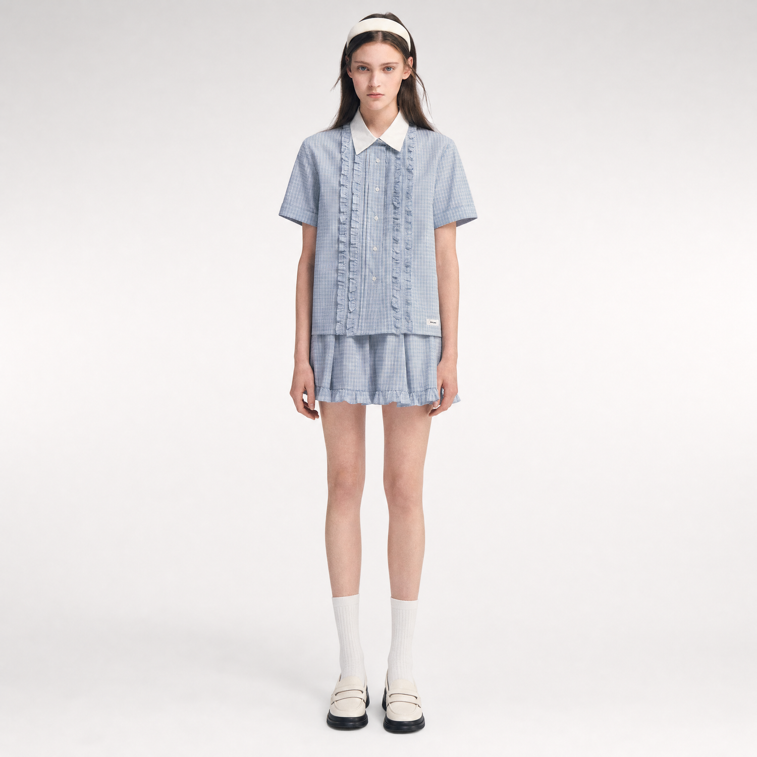 Blue Plaid Set