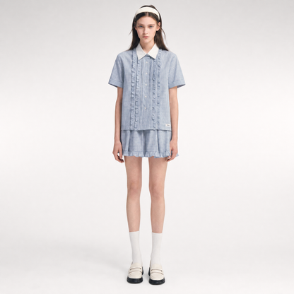 Blue Plaid Set