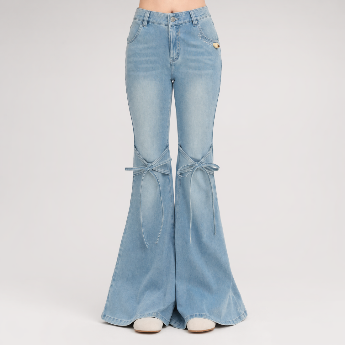 Mermaid Flare Denim Pants