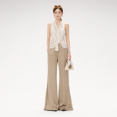 CYNR Satin Drape Flare Pants – Flared & Bell-Bottom