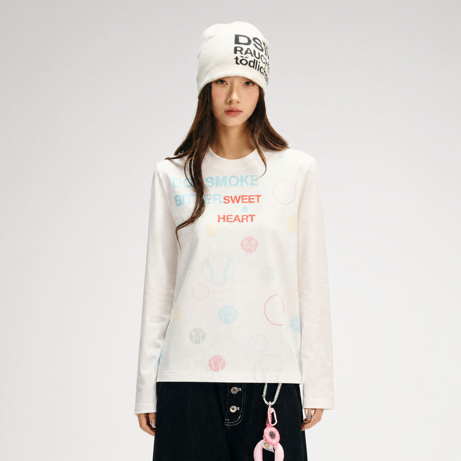Sorona Polka-Dot Long-Sleeve T-Shirt