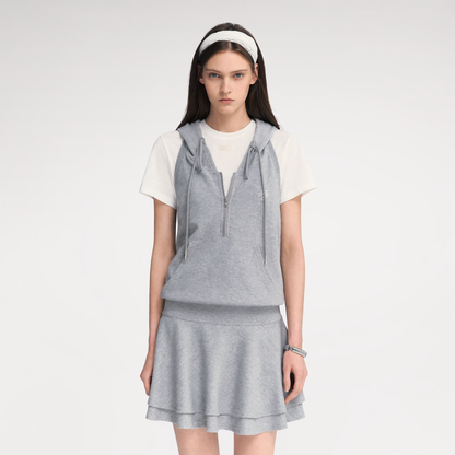 Hooded Romper Dress