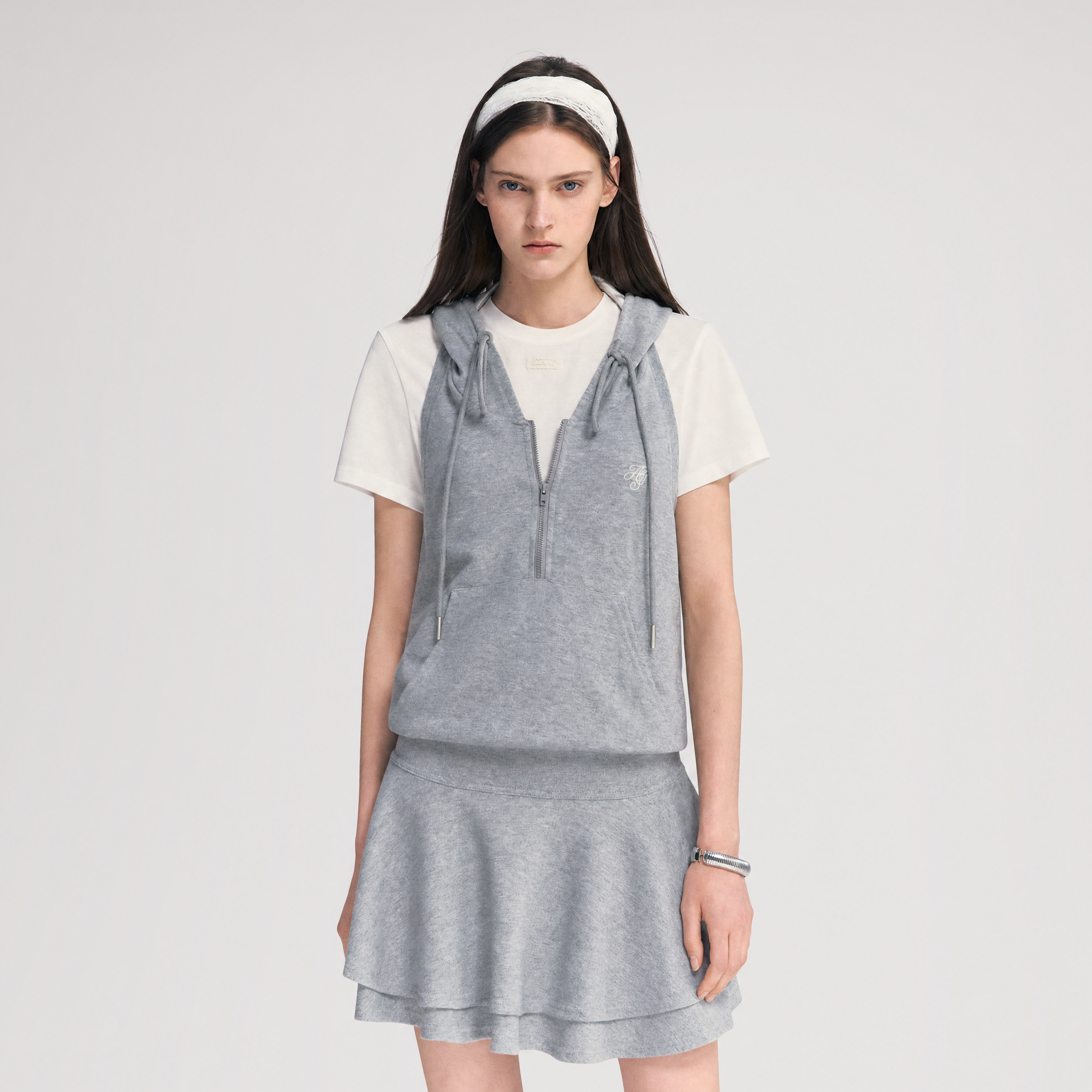 Hooded Romper Dress