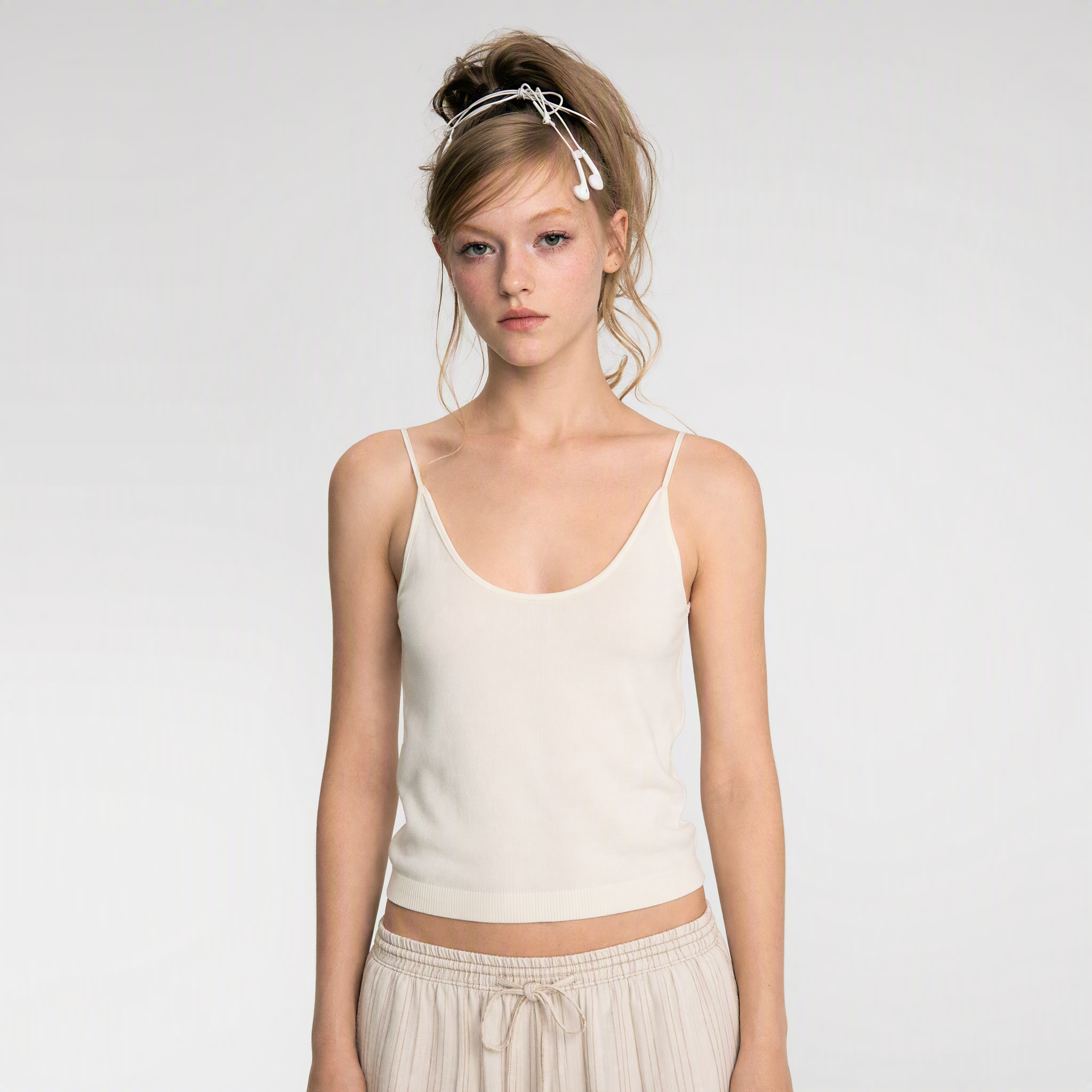 Open Back Knit Tank