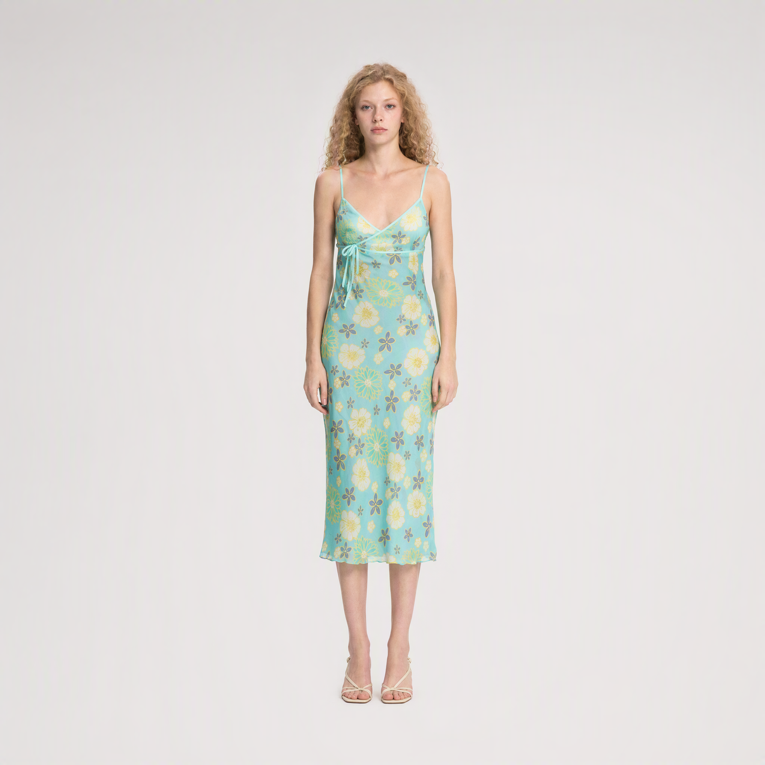 Chiffon Floral Slip Dress