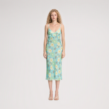 Chiffon Floral Slip Dress