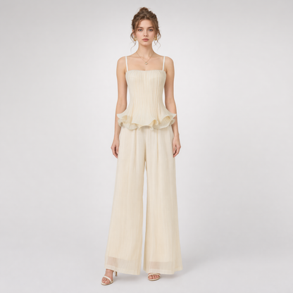 Cloud Pleated Corset Top