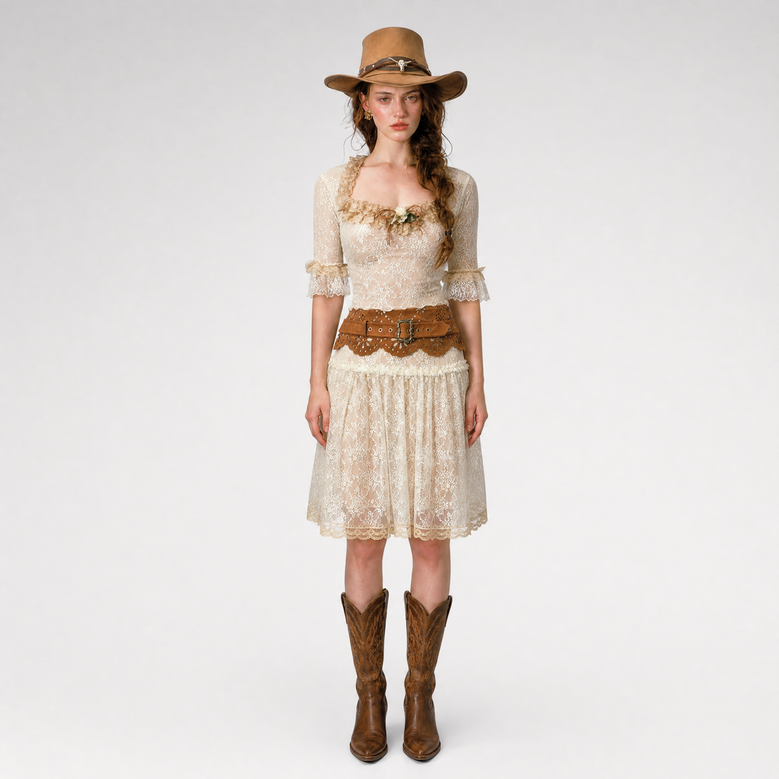 Floral Lace Equestrian Set