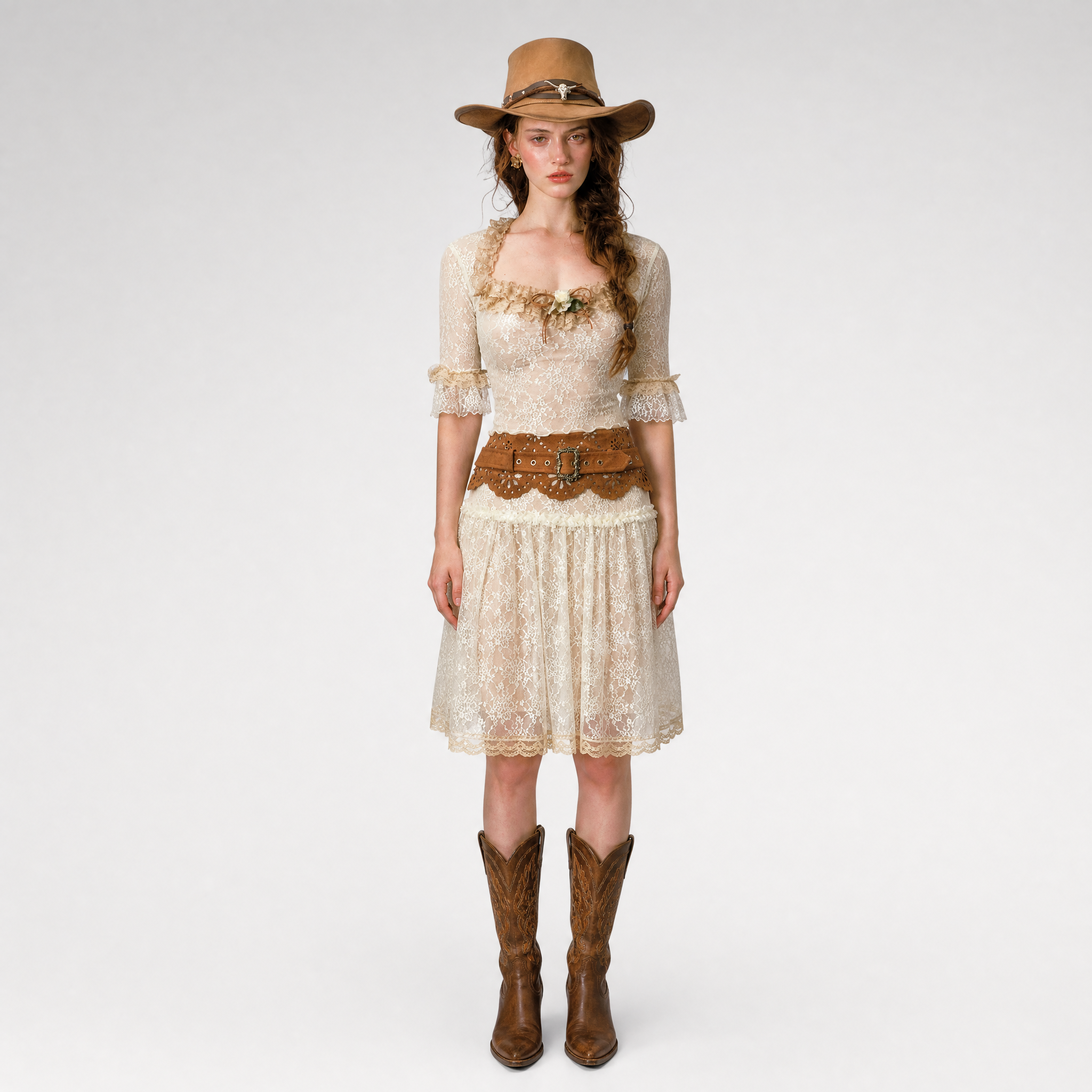 Floral Lace Equestrian Set