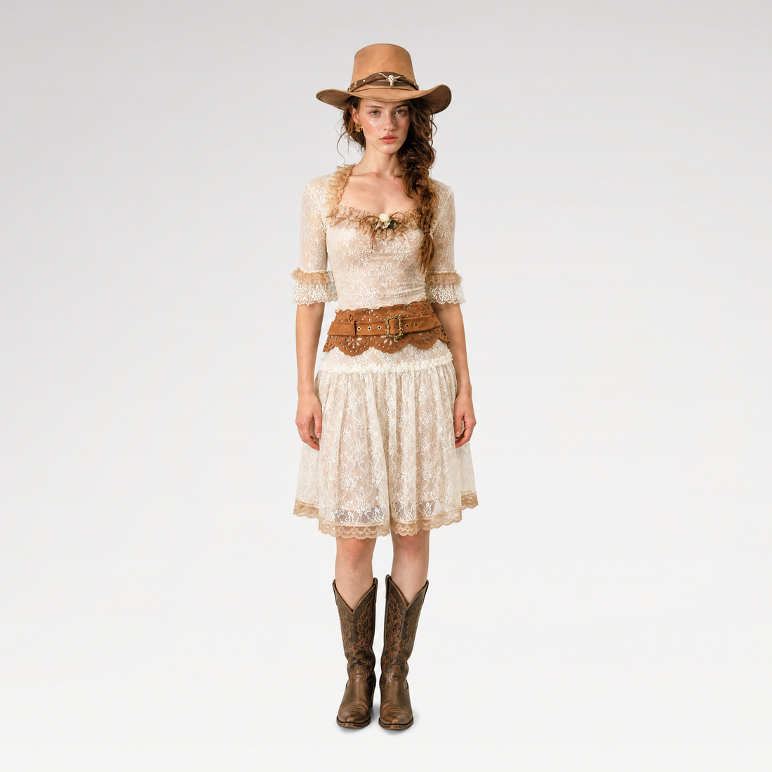 Floral Lace Equestrian Set