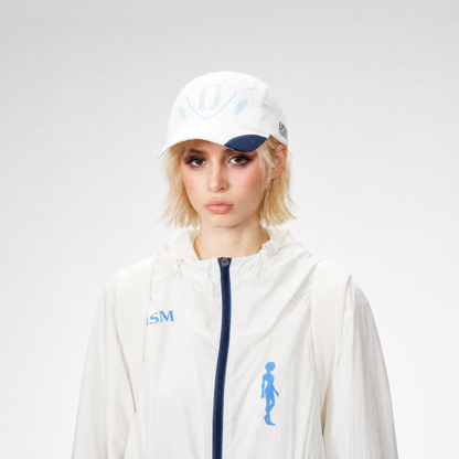 Screen-Printed Contrast Brim Cap