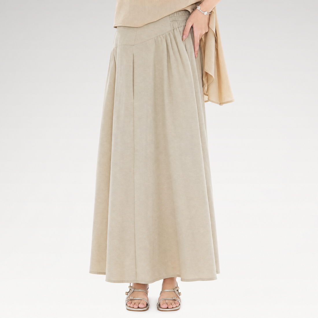 Linen Wide-Leg Pants