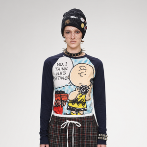 Contrast Raglan Graphic T-Shirt