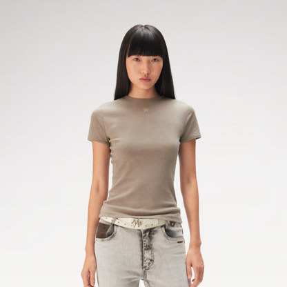Cotton Stretch Fitted Tee