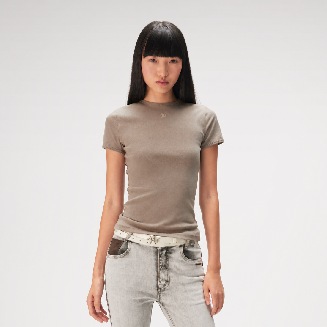 Cotton Stretch Fitted Tee