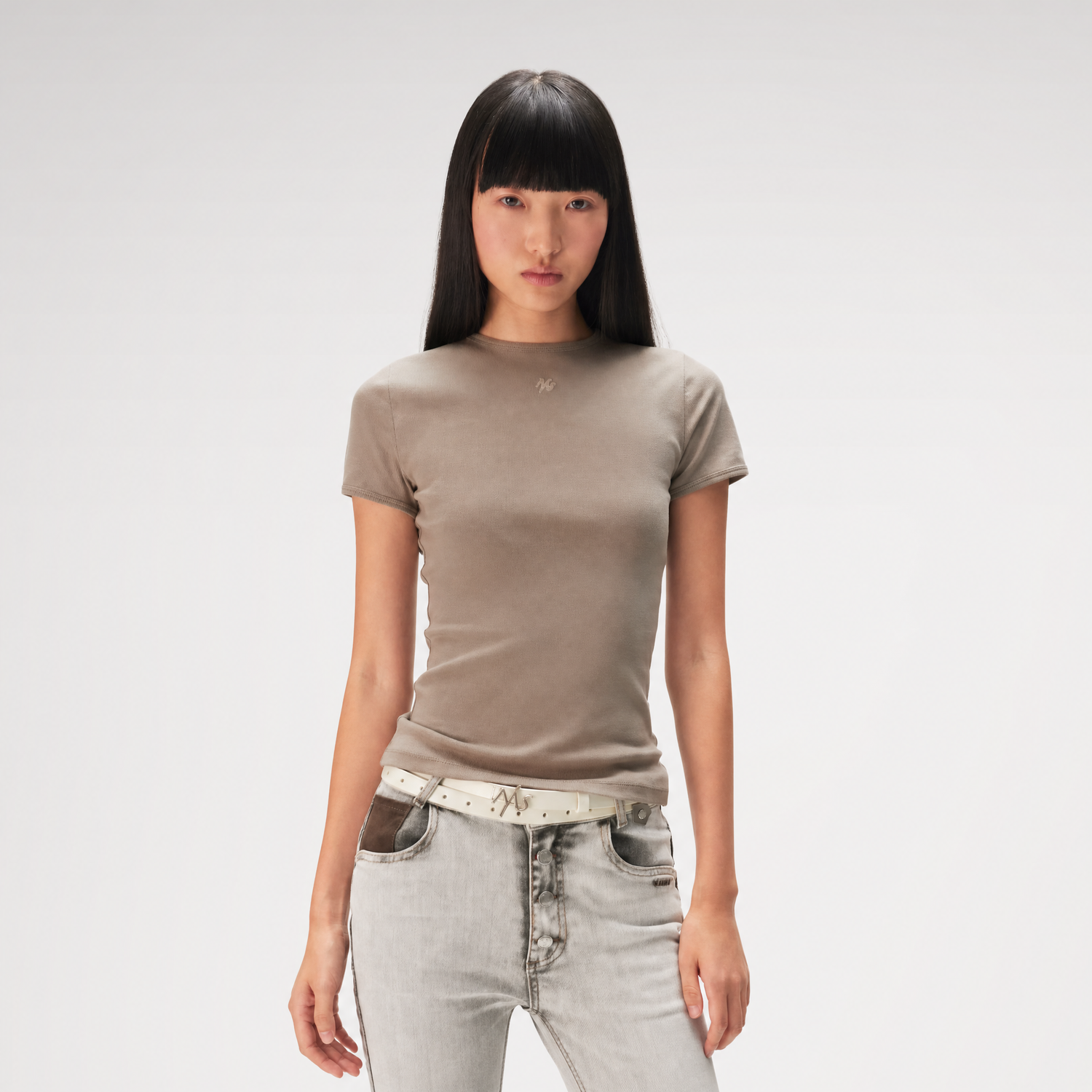 Cotton Stretch Fitted Tee