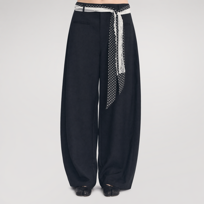 Lace Belt Pants