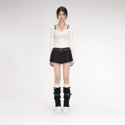 Knit Sock Leg Warmers