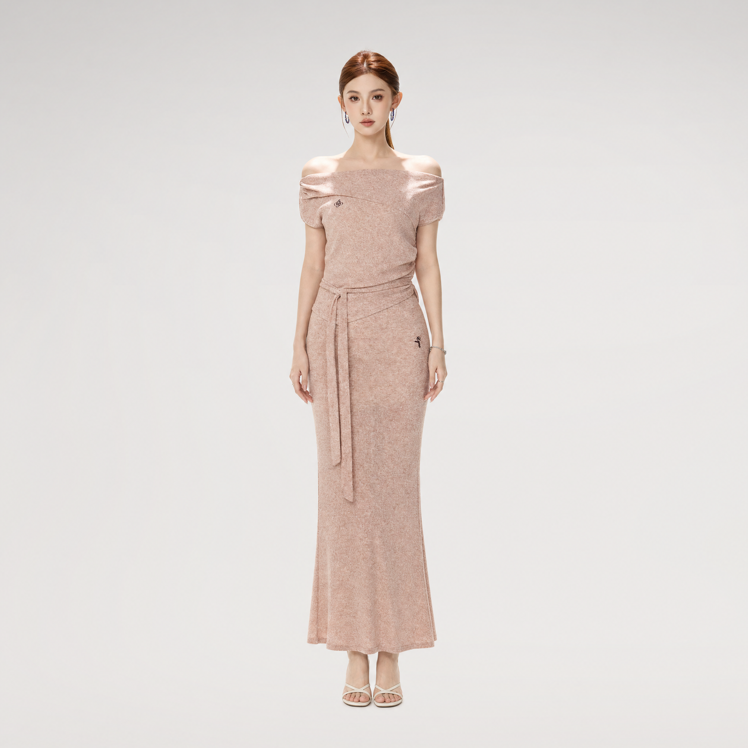 Textured Knit Midi Set
