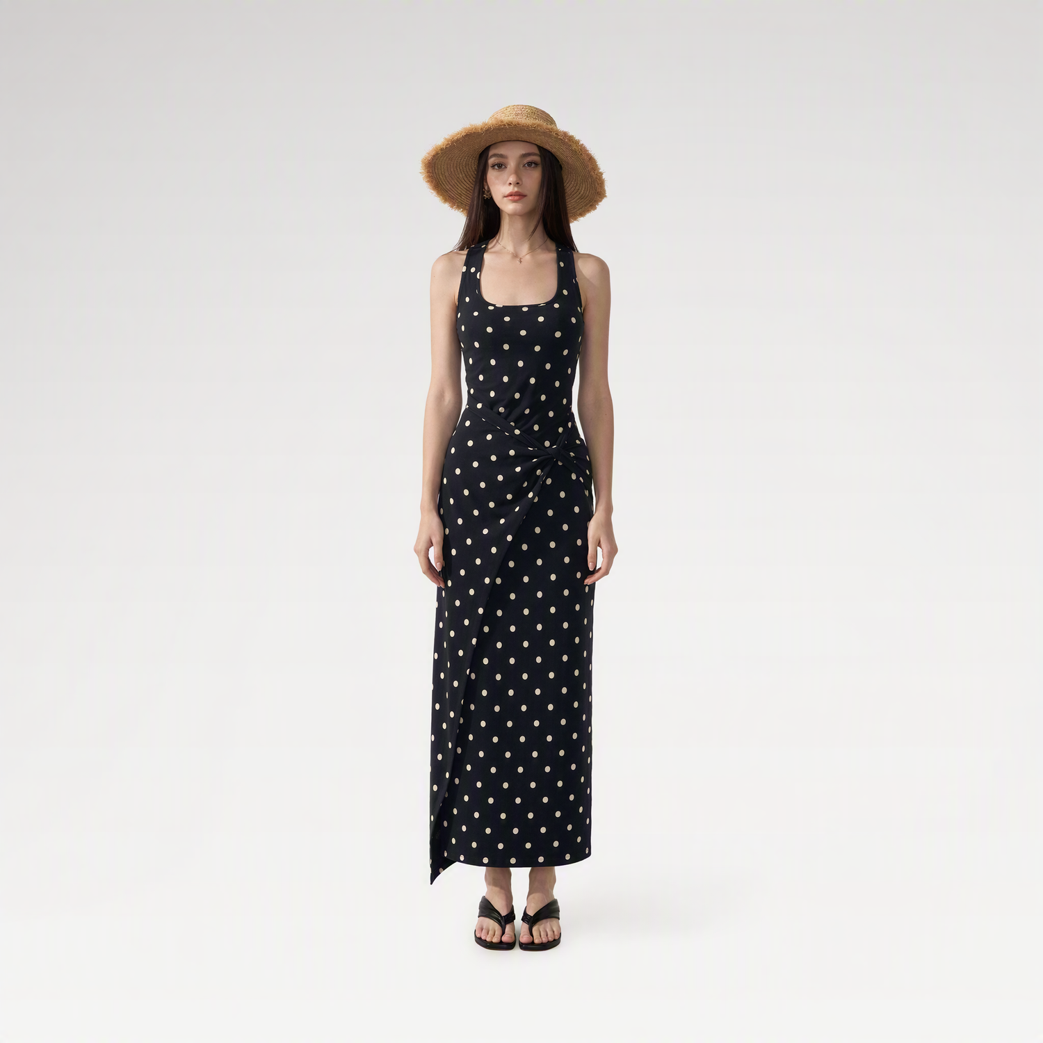 Polka Dot Twist Dress