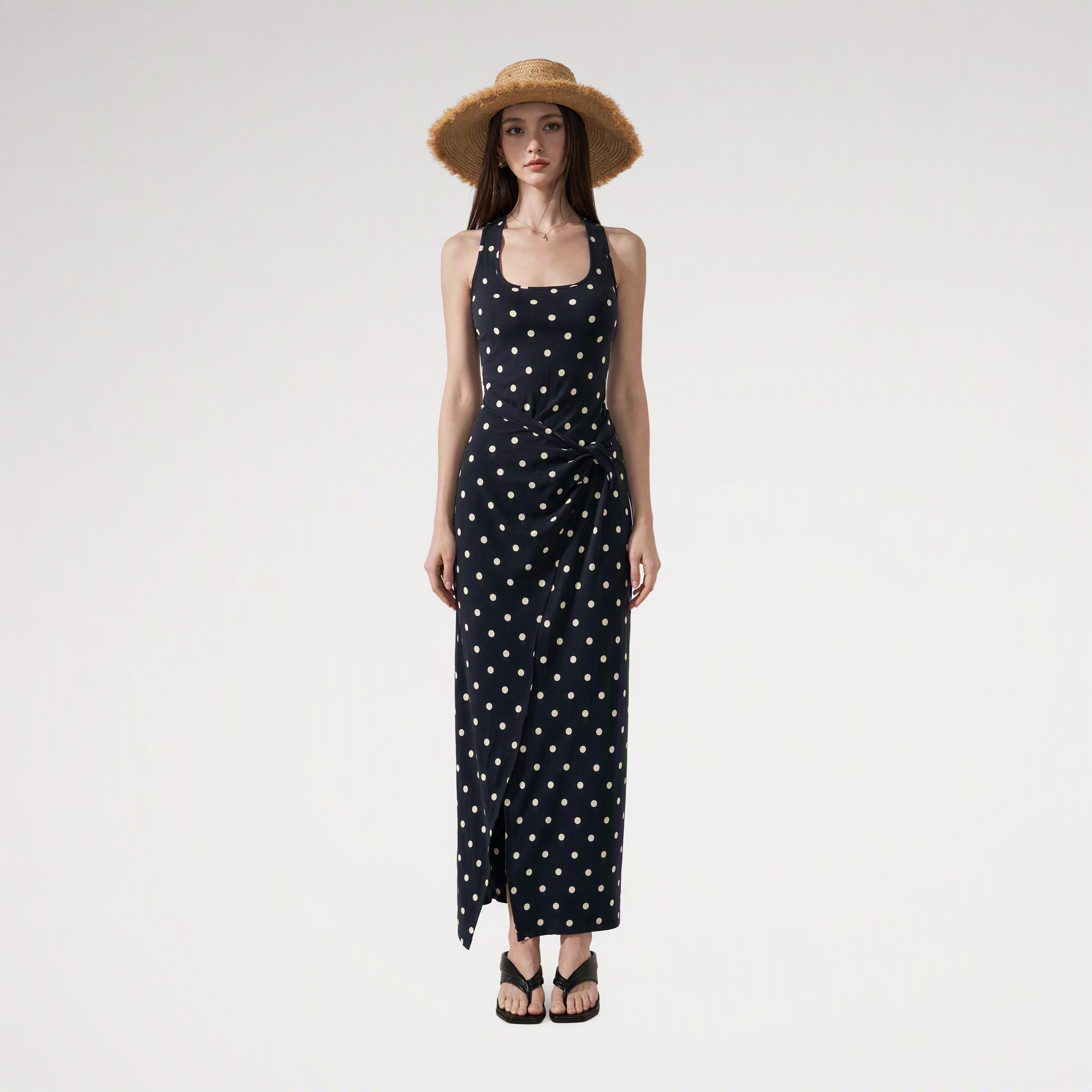 Polka Dot Twist Dress