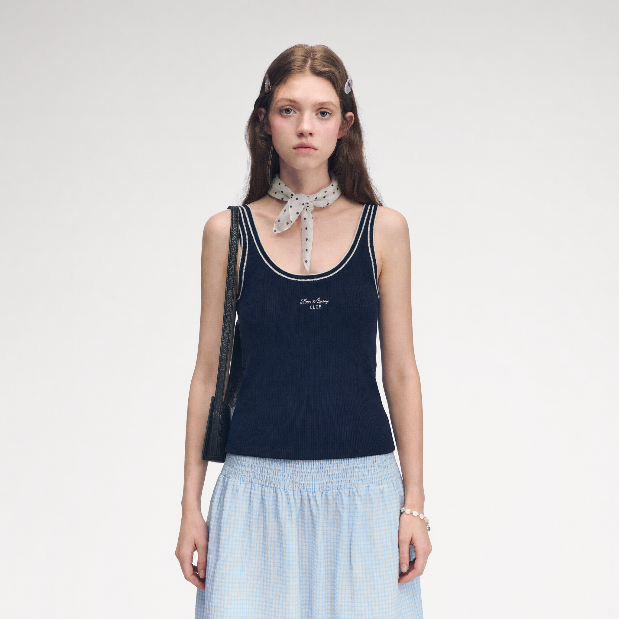 Lyocell Embroidered Tank